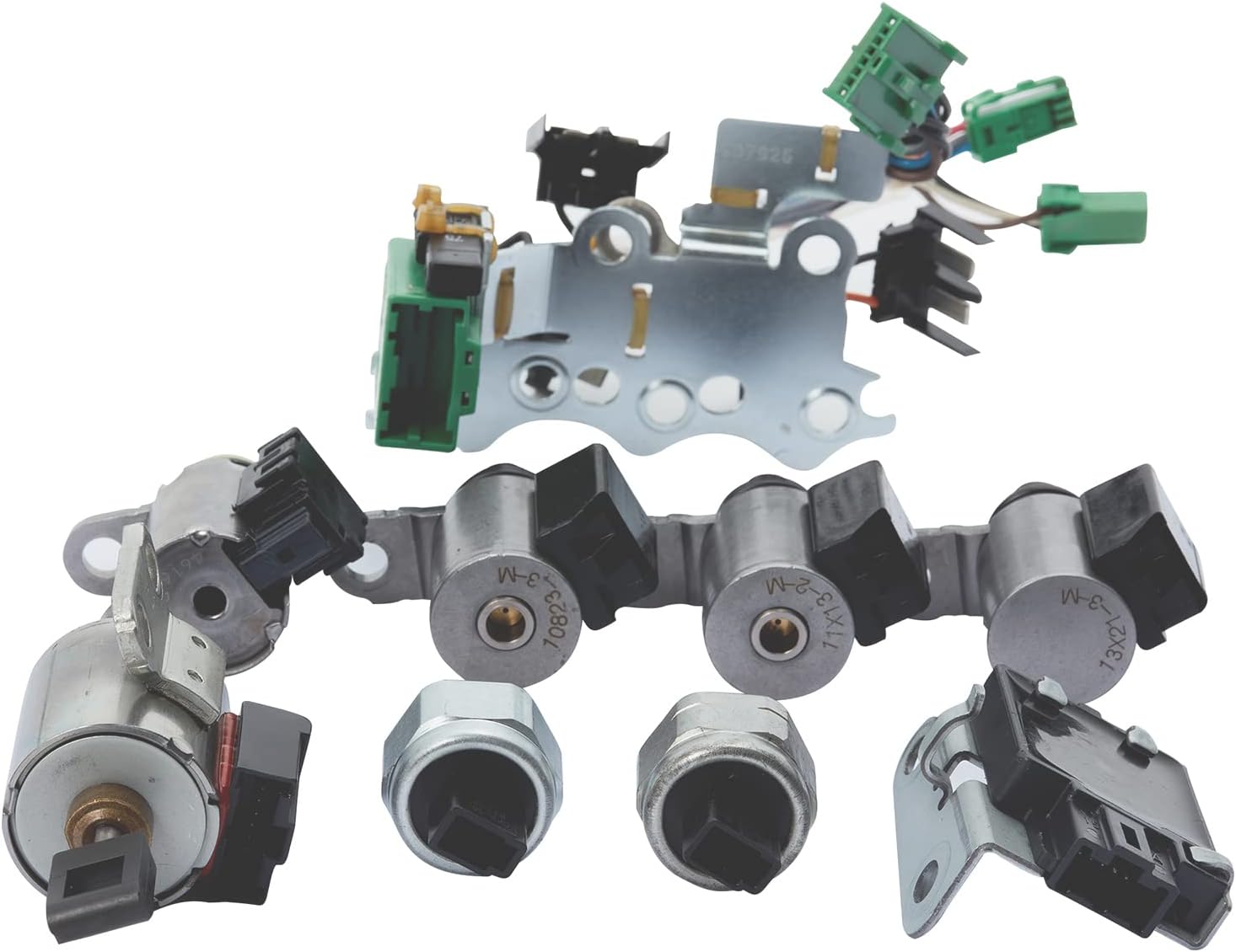 JF011E Transmission Valve Body Solenoid Kit Compatible with Nissa n Altima Rogue Sentra Dodg e Caliber