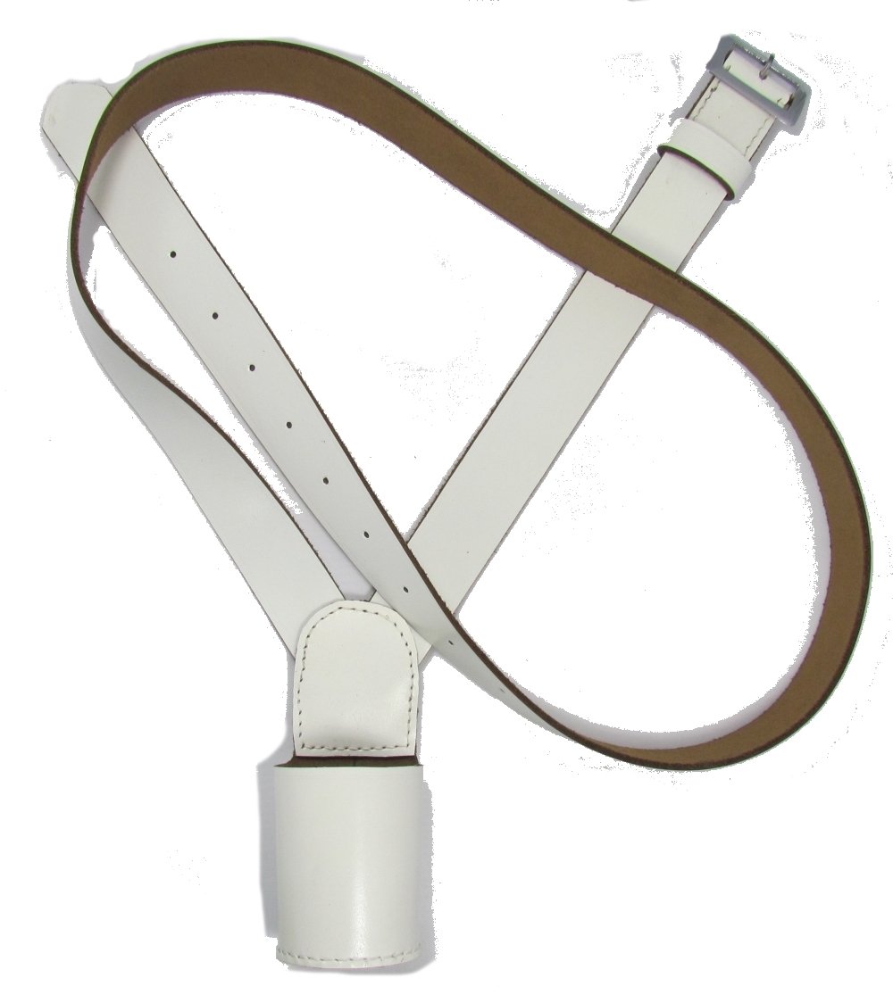 Uniform Store London Cross Belt Flag Carrier Belt Flag Left Shoulder White R534