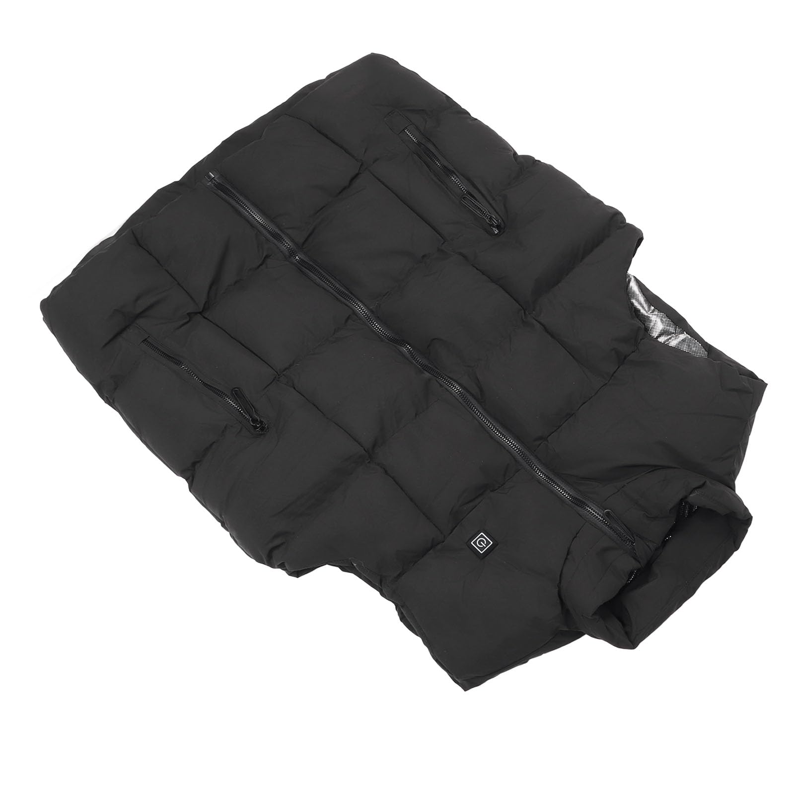 Gilet riscaldato da uomo da donna con ricarica USB Riscaldamento leggero a 9 zone a funzionamento singolo invernale all'aperto poliestere (XL)