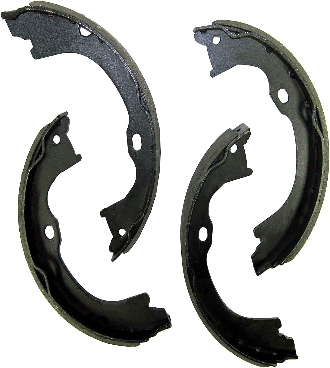 Power Stop B641 Brake Shoes - Semi-Metallic, Asbestos-Free, For Professional Auto Use