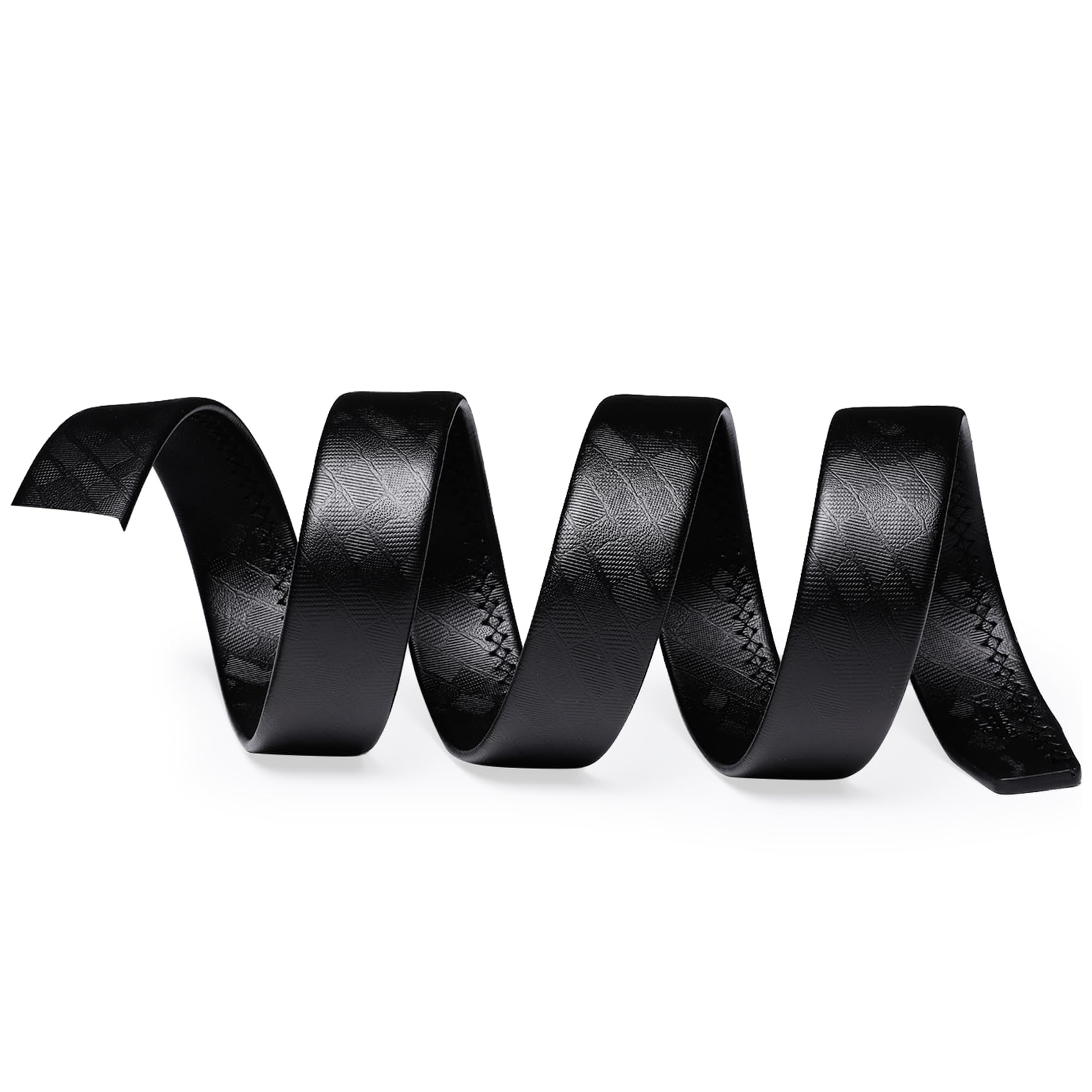 Barry.Wang 1 3/8" Leather Ratchet Belt Strap Replacement – Fits 40mm Slide Buckles, Trim To Fit - View #10