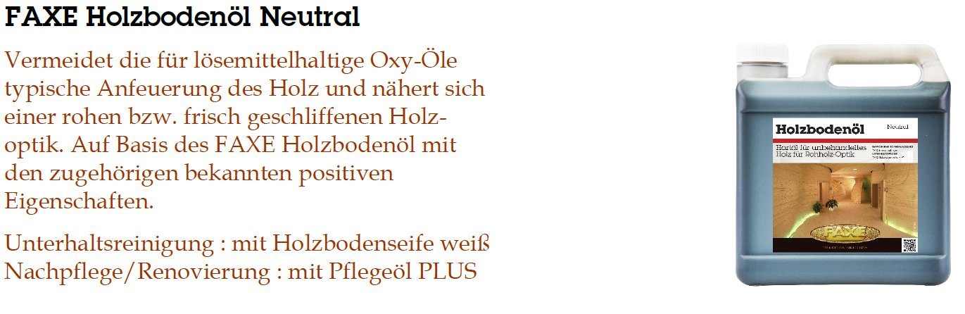 Télécopies | holzbodenöl | neutre