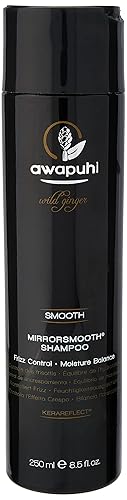 Paul Mitchell Awapuhi Wild Ginger MirrorSmooth - Champú ultra rico y seguro de color para cabello seco dañado y tratado con color