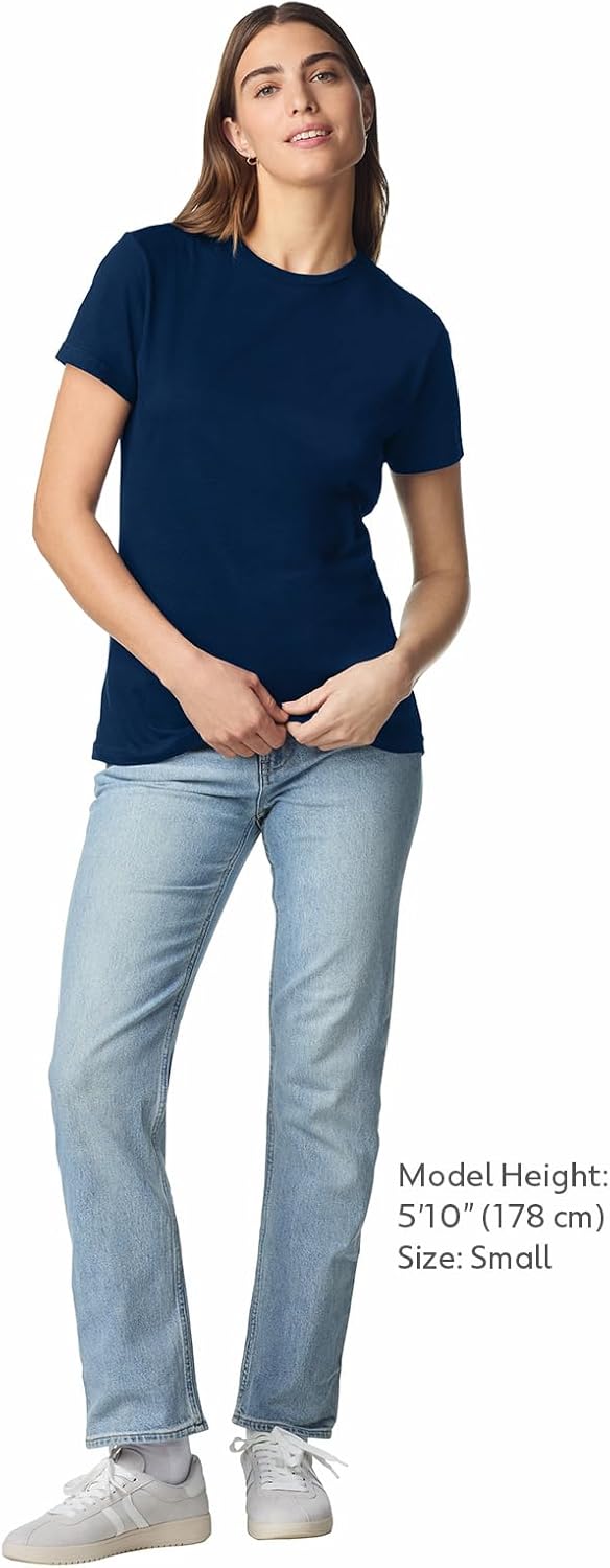 Gildan Womens Softstyle Cotton T-Shirt, Style G64000l, Multipack - Image 6