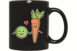 Lovely Coffee Mug Set: “We Go Together Like Peas and Carrots”