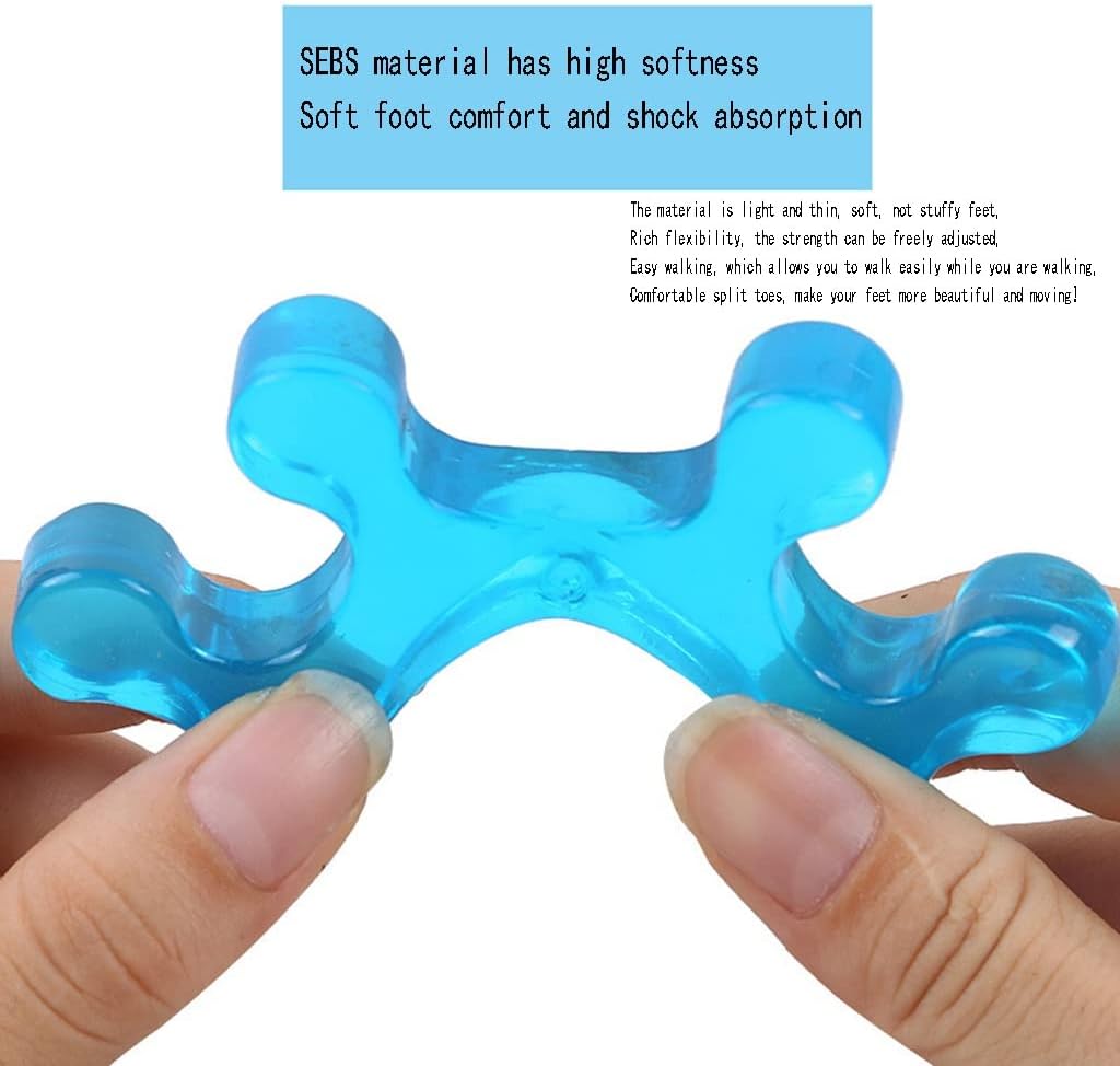 Gel Toe Separators, Stretcher and Correctors for Overlapping Toes, Bunions, Hammer Toe, Foot Pain Relief, Which Restore Toes Their Natural Shape