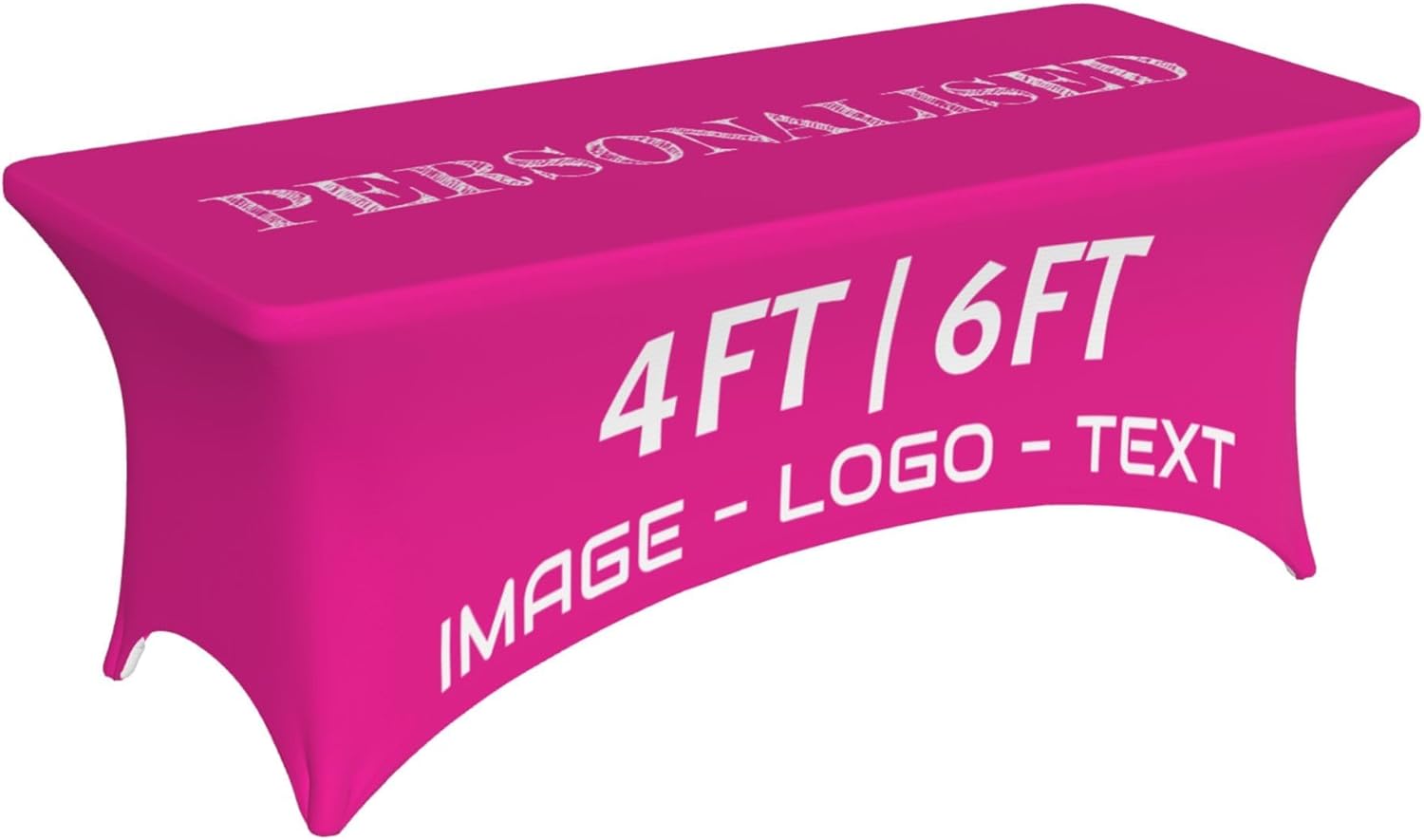 Custom Table Cloth with Business Logo, Personalized Logo Table Cloth for Business, Custom Tablecloth Your Logo Table Banner Sign for Business, Events, Weddings, Birthdays (6FT)