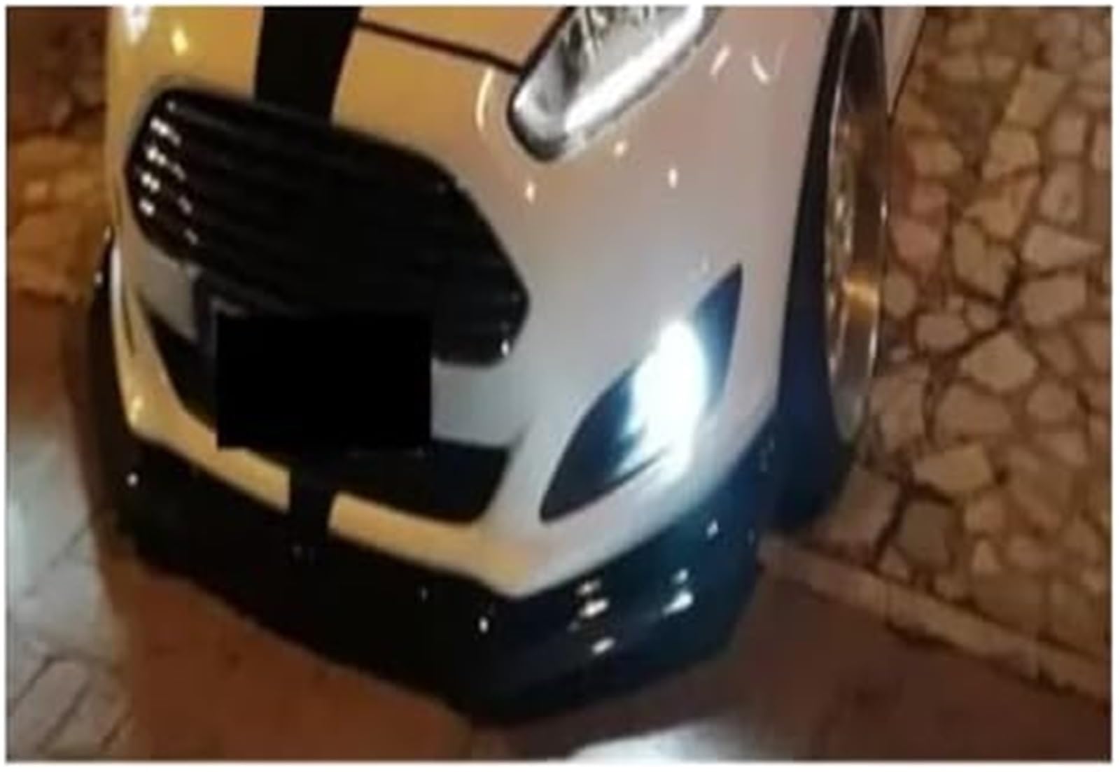Splitter, do Fiesty, przedni zderzak Lip Body Kit Spoiler Splitter Dyfuzor Lip 3 sztuki ABS ABS Uniwersalny Lip Splitter Spoiler Splitter