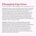 PYT BEAUTY Glitter Plumping Lip Gloss, Clear with Iridescent Shimmer, Moisturizing, Hypoallergenic, Cruelty Free, Vegan, 1 Count