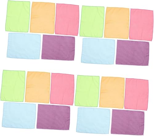 Vaguelly 20 piezas de paños de limpieza toallitas toallas suministros de limpieza paños de limpieza de pantalla del teléfono trapos de limpieza de