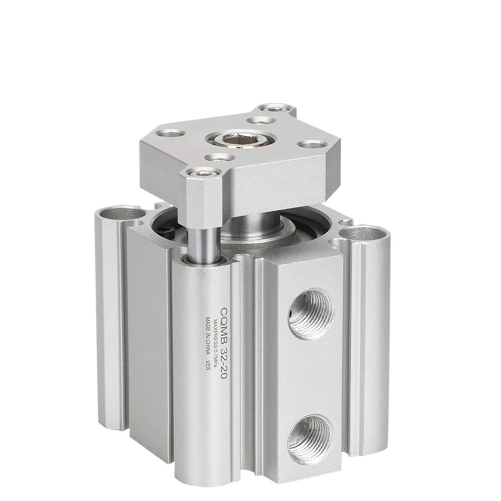 Vérin pneumatique CQMB25 compact mini cylindre de guidage double effet