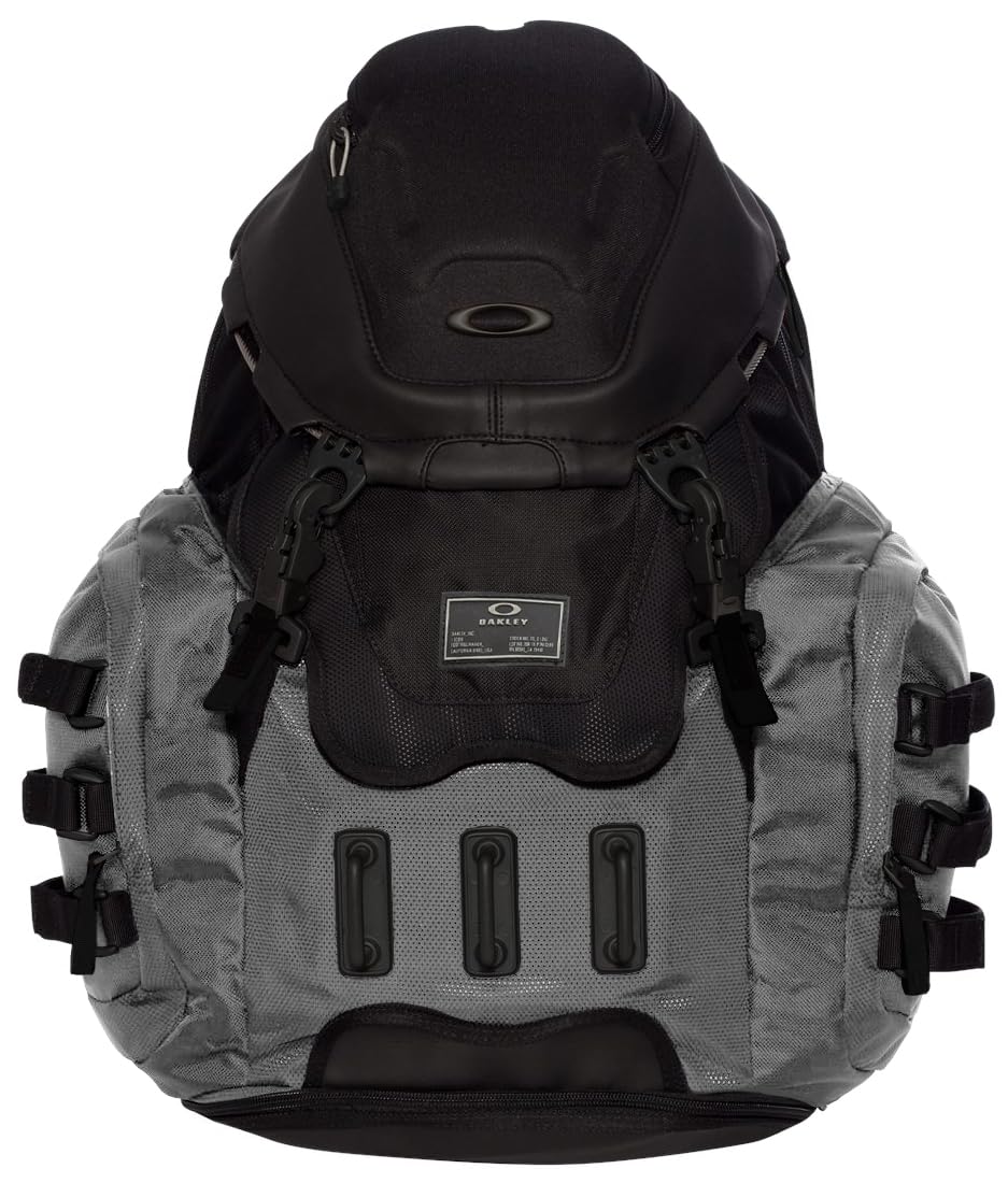 Oakley Kitchen Sink Backpack, Blackout/Uniform Grey, One Size