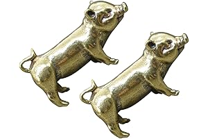 TENDYCOCO Good Luck Pig, 2 Sets Chinese Zodiac Statue