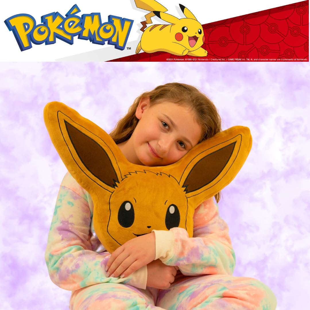 Sonic Shadow The Hedgehog Anime Kids Bedding Super Soft Plush Cuddle Pillow Buddy, One Size, (Officially Licensed Product): Eevee