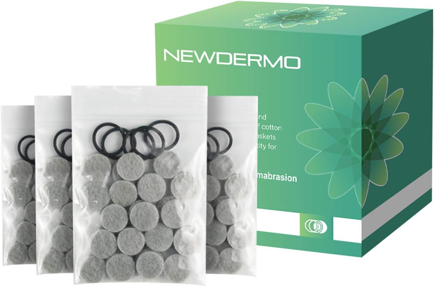 NEWDERMO 120Pcs Microdermabrasion Filters for 2-in-1 & 3-in-1 Microdermabrasion Machine