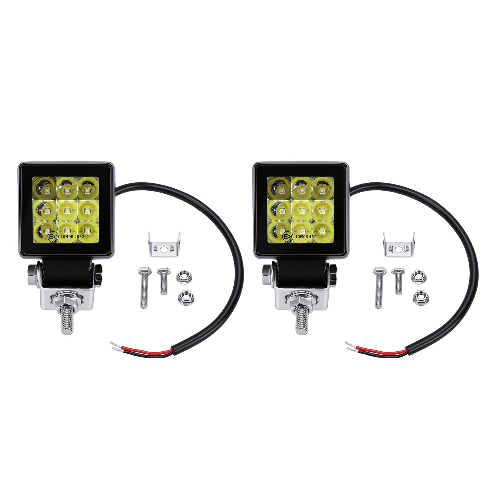 Yosoo Health Gear 2 Pulgadas LED Spot Pods, 20W 1450LM IP67 Carcasa de