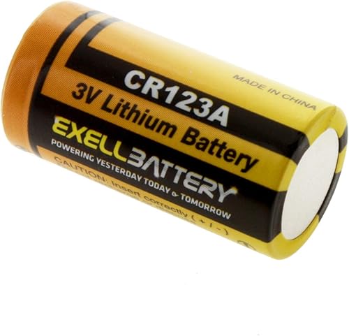 Miniatura 9 de Batería de litio Exell EB-CR123A de 10 x 3.0 V | La más alta capacidad del mercado 1700 mAh. Compatible con Night Optics USA, Pulsar, visión