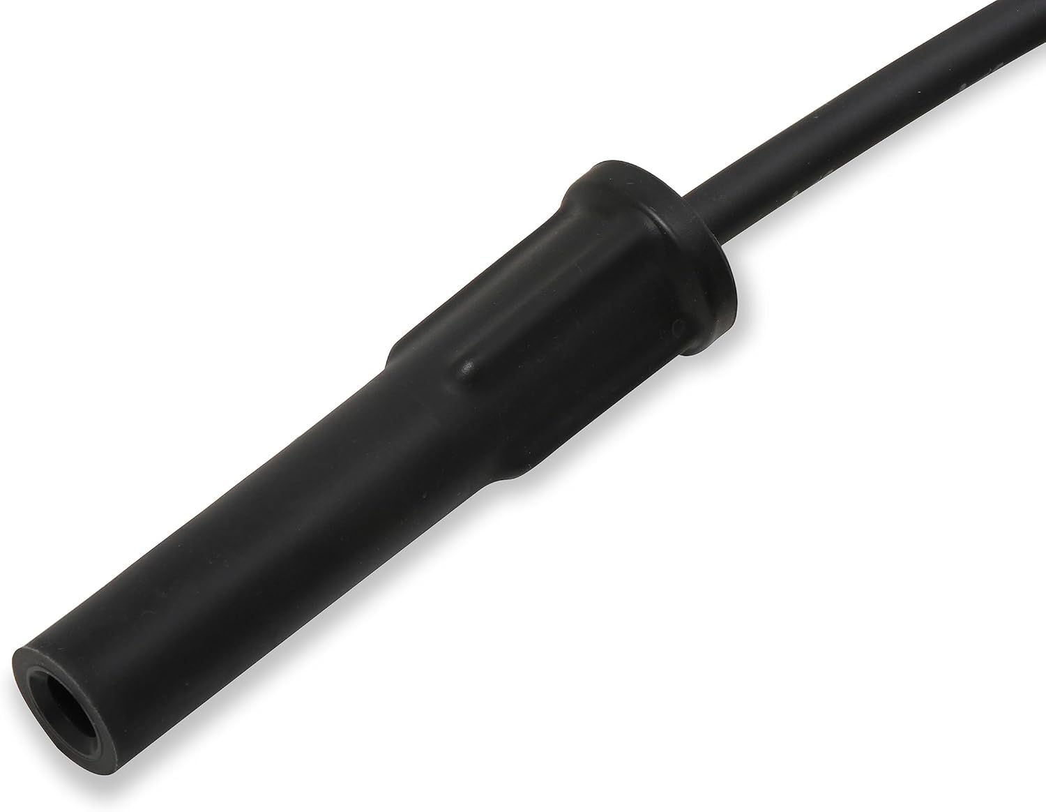 Holley EFI 561-113 LS Spark Plug Wire Set - Cut to Fit - Black with Black 180 degree boots