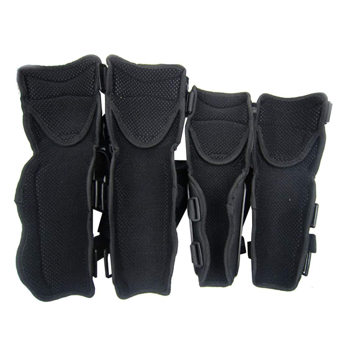 AKT 4 PCS Ginocchiere per Moto Supporto per Gomito Protezione del Gomito e del Ginocchio Equipaggiamento Protettivo da Sci Ciclismo da Competizione