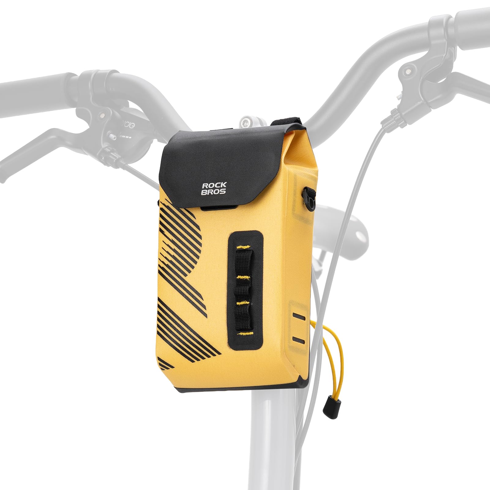 Amazon.co.jp: ROCKBROS 自転車用ハンドルバーバッグ、1.3L防水ステム