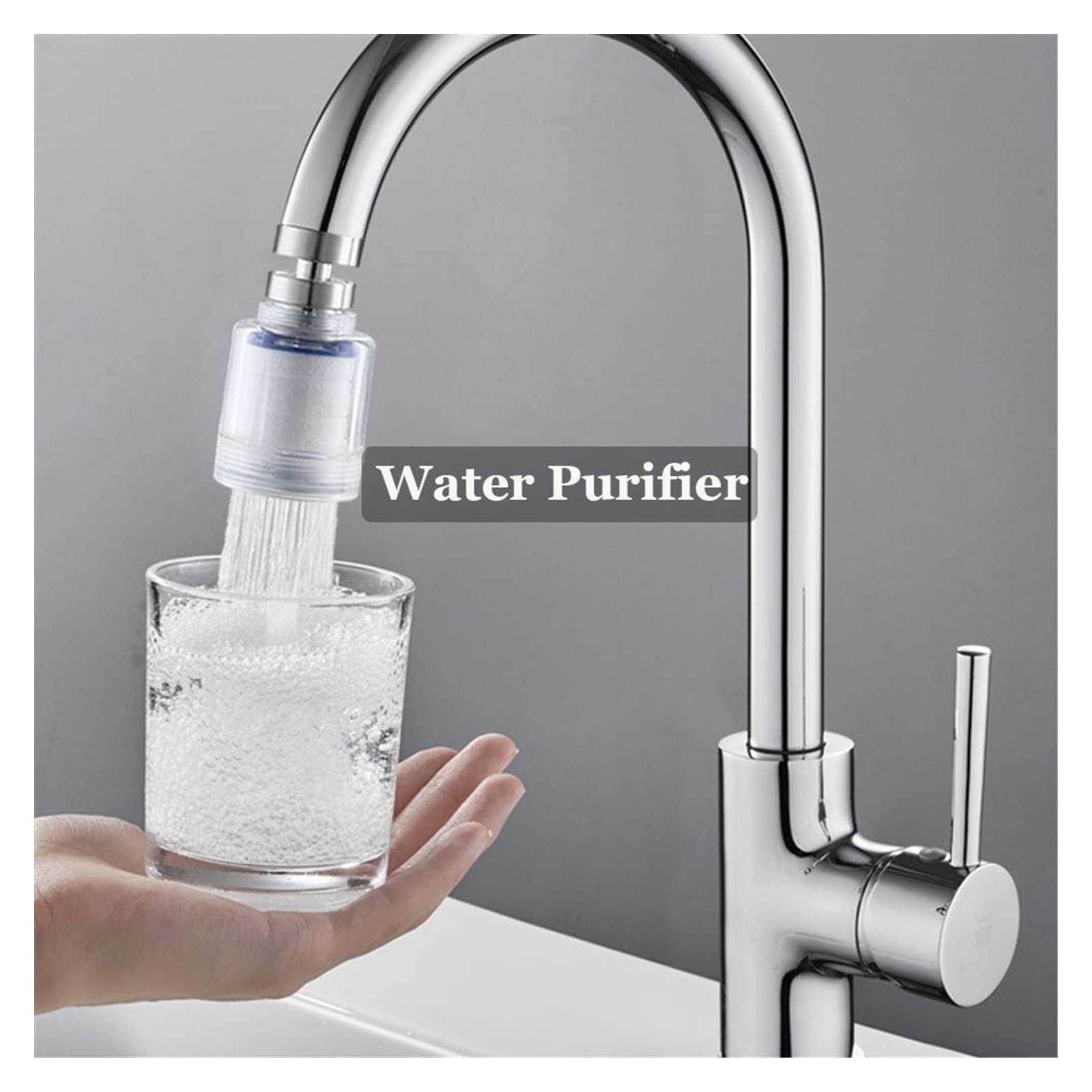 Perlator do kranu Adapter do kranu Aerator do kranu, zlew kuchenny, kran ze spryskiwaczem, aerator do kranu, regulowany rozpylacz, filtr, dyfuzor, dysza oszczędzająca wodę, złącze przedłużacza do kran
