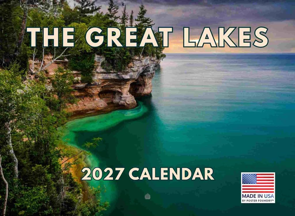 The Great Lakes Calendar 2024 Michigan Wall Calander โ image 1