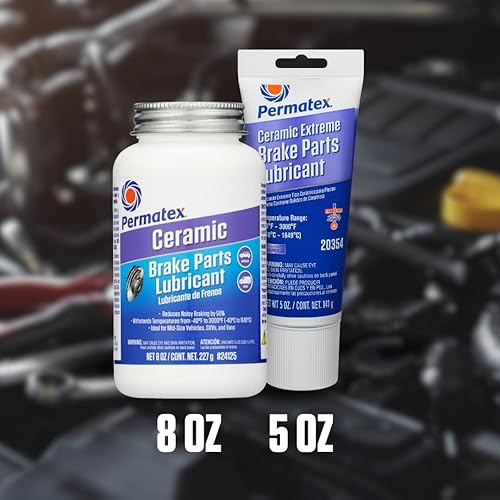 Miniatura 8 de Lubricante para partes de frenos Ceramic Extreme 24125 8 onzas de Permatex 8 oz paquete de de 1