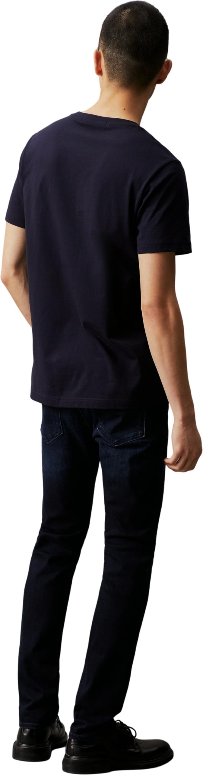 Calvin Klein Uomo Jeans Skinny Cotone Elasticizzato, Blu (Denim Dark), 38W/32L