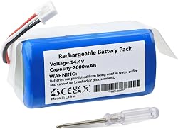 K KYUER 2600mAh MD-C30B LTR300VX Rechargeable Battery for…