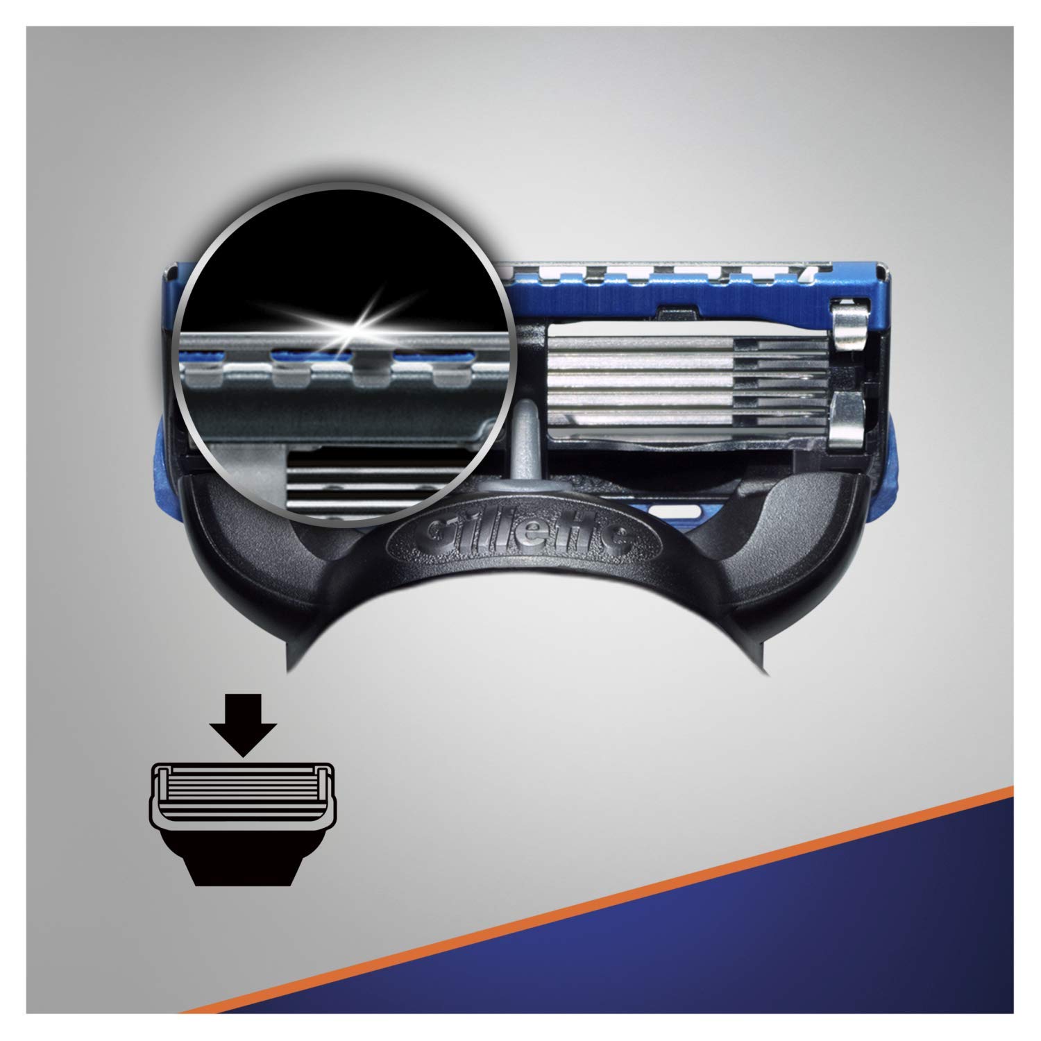 Gilette Fusion5 ProGlide Rasierklingen, 10 Stück