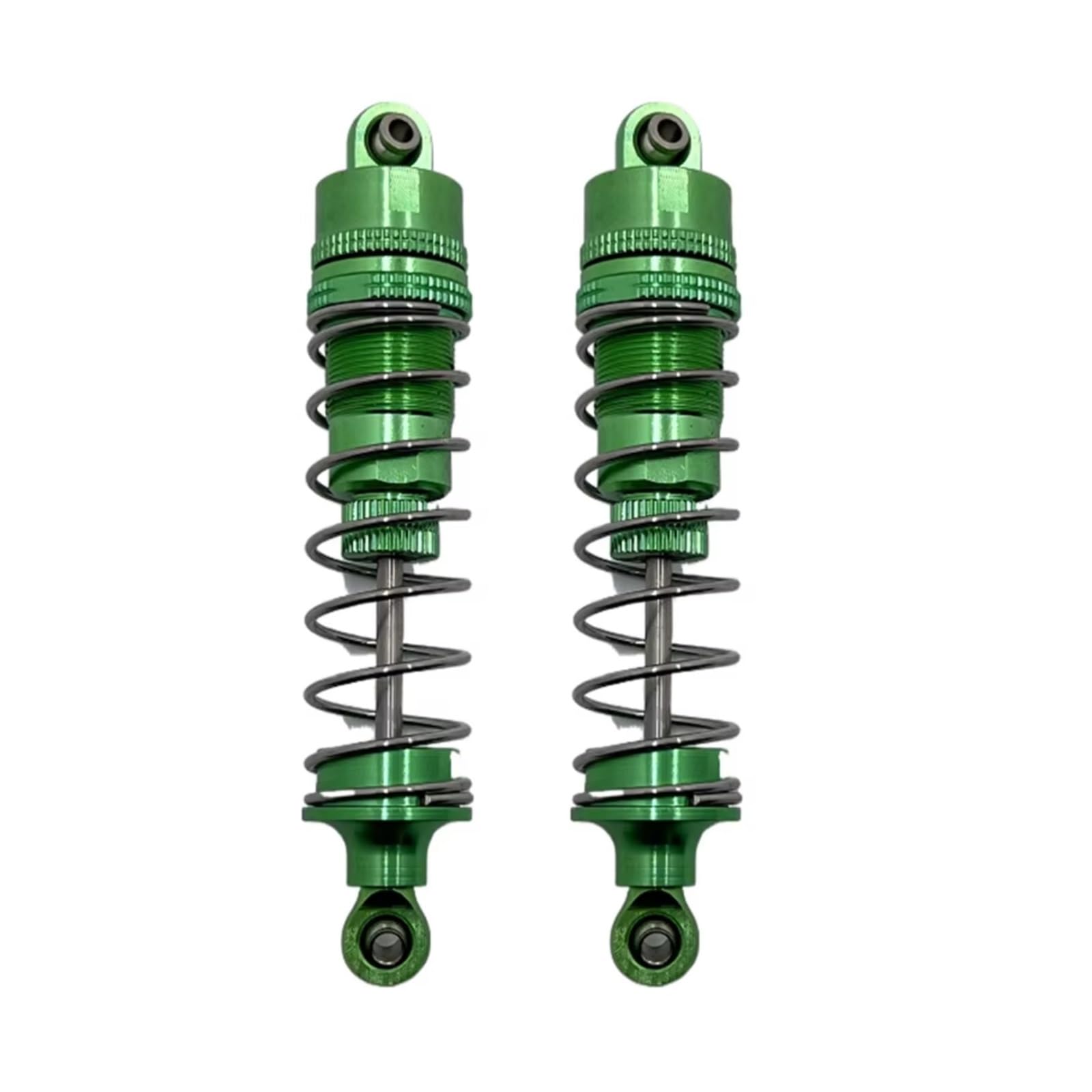 Amortiguadore Coche RC para Huangbo R1001 R1002 R1003 1/10 Amortiguadores Hidráulicos Delanteros Y Traseros De Metal Mejorados, Accesorios De Repuesto para Coche RC(Green)