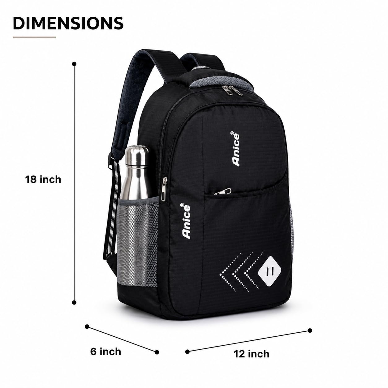 ANICE 30L Laptop Backpack for Men & Women School Bag Travel & College Bag School Bag for Boys Girls Man Woman | Laptop Bagpack — Amazon image 5