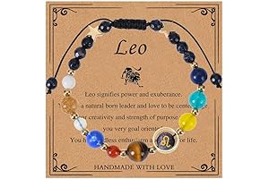 Handmade Leo Zodiac Bracelet: Empowerment and Courage