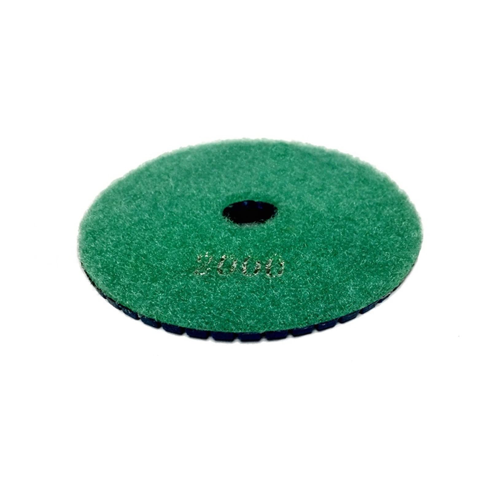 CAREG 10 sztuk 4 Cal mokre diamentowe podkładki polerskie 100mm elastyczny marmurowy pad polerski pasuje do granitu kamień tarcza szlifierska 4DS3 Durable (Size : 100, Color : 10 PCS_4 INCHES)