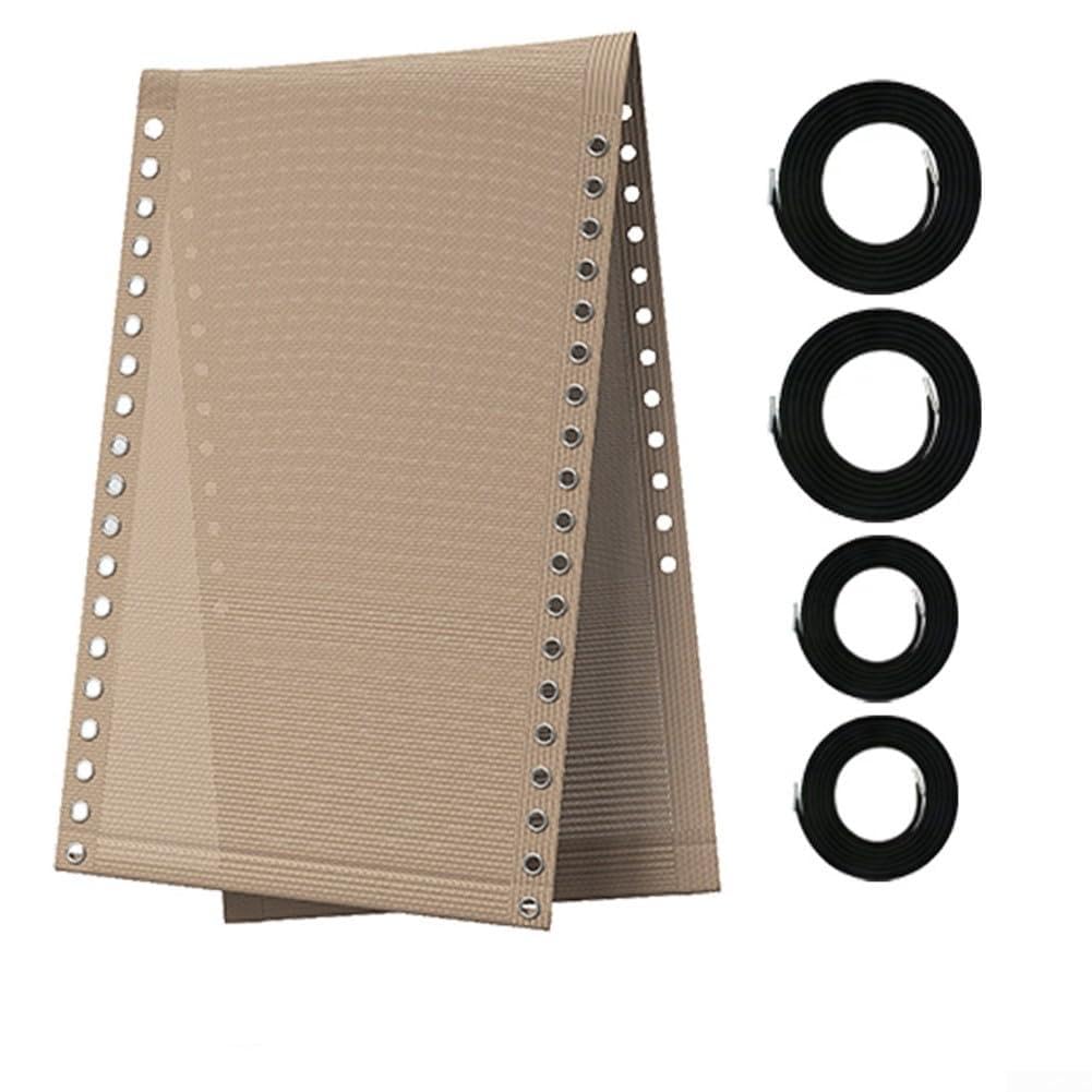 Gravity - Tessuto per riparazione sedia con cinghie in corda per la sostituzione del reclinabile, tessuto traspirante e resistente all'usura, adatto per sedie da salotto all'aperto (beige)