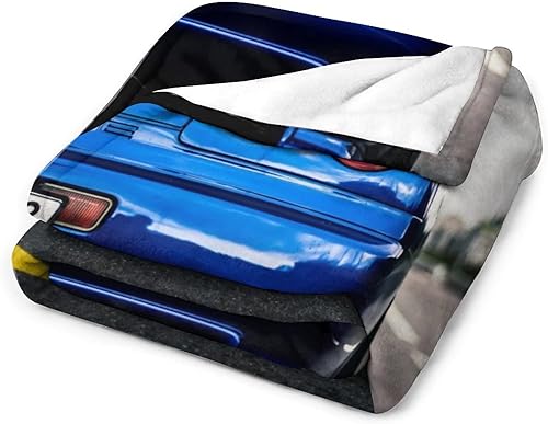 Miniatura 3 de R34 2000 Skyline - Manta de carretera azul de franela súper suave, ligera, refrescante, para niños y niñas, ropa de cama suave de franela de 40 x 50