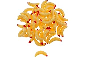 50-Piece Bass Fishing Worms: Ultimate Bait for Epic Catches!