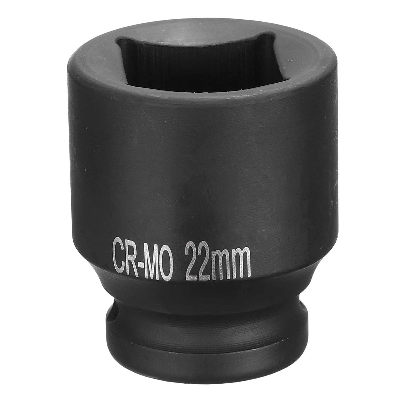 HARFINGTON 4 Point Square Socket 1/2" Drive 22mm Metric Square Impact Socket CR-MO Blackening Standard Wheel Sockets Pneumatic Socket Tool for Auto