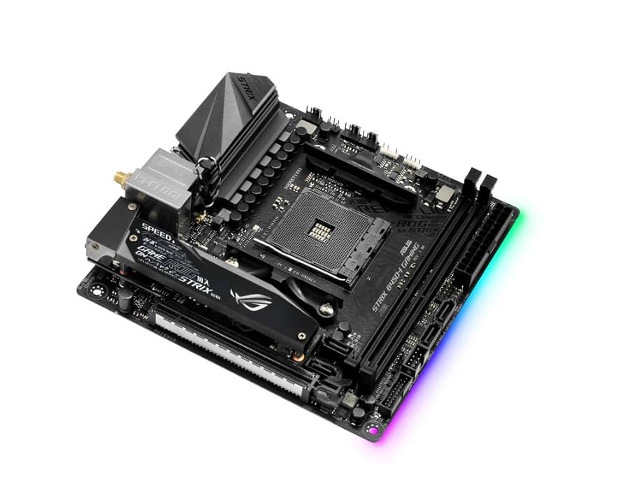 マザーボード ASUS ROG STRIX B450-I GAMING Asus ROG Strix B450-I Gaming AMD B450 AM4 Mini ITX