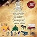 Civil War Army Men Toy Soldier Action Figure Playset -120 pieces including Confederate & Union Soldiers, Cannons, Wagons, Rideable Horses, Terrain & Giant Playmat -Great for Dioramas & School Projects