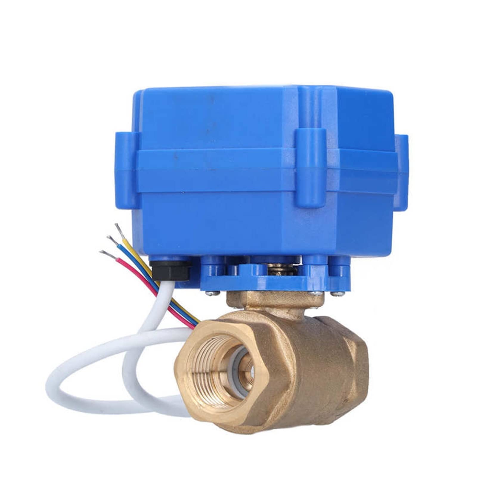 Vanne motorisée DN15 DC12V en laiton anti-blocage pour stopper les fuites d'eau à distance