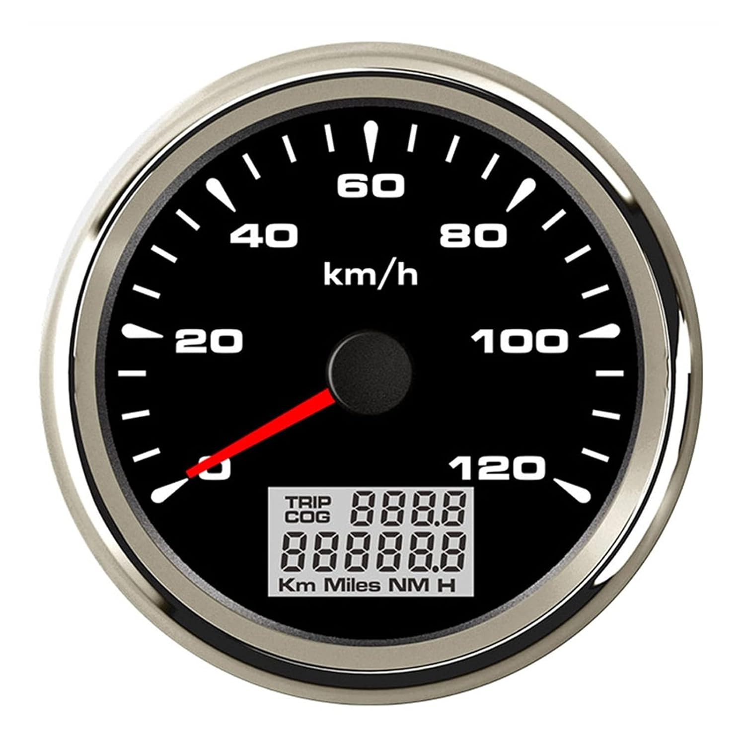 デジタル スピードメーター 85mmカー GPSスピードメーター0~200km / h