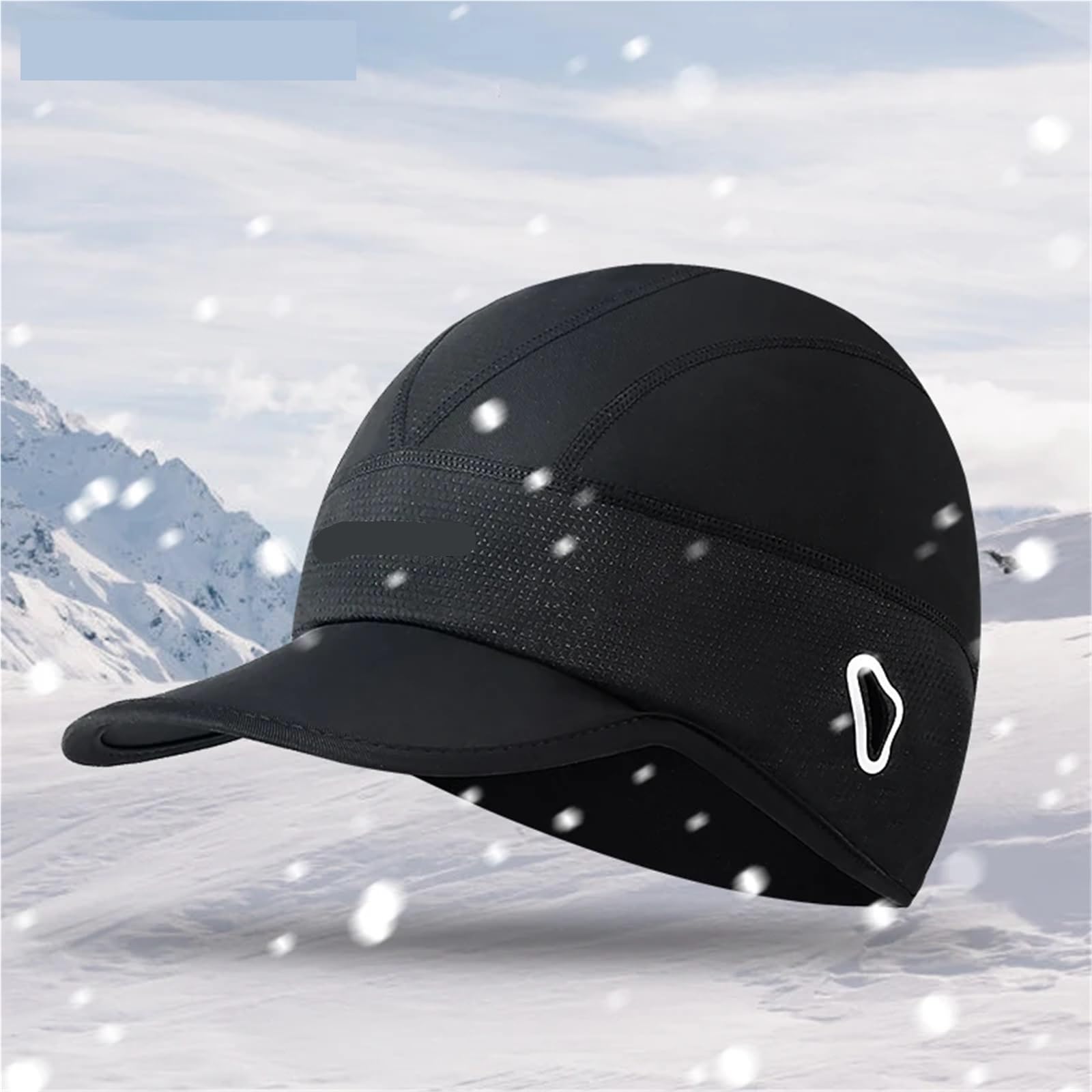 Berretto da sci termico con cappuccio ciclismo logo riflettente Fodera calda for casco neve for esterni Corsa pesca Escursionismo Cappello golf Per Il Ciclismo