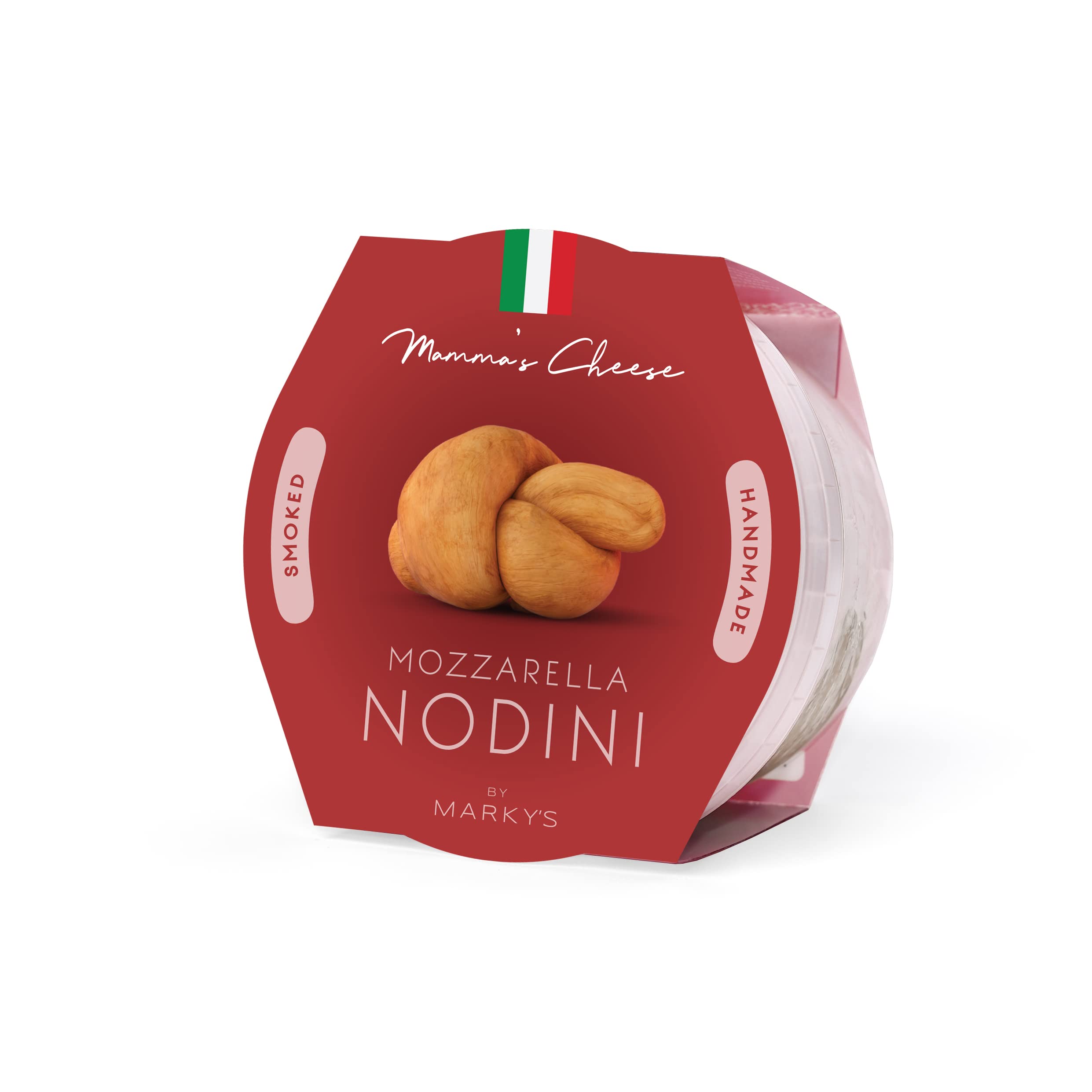 Mamma's Smoked Mozzarella Nodini Italian Cheese - 8 oz / 227 g - GUARANTEED OVERNIGHT