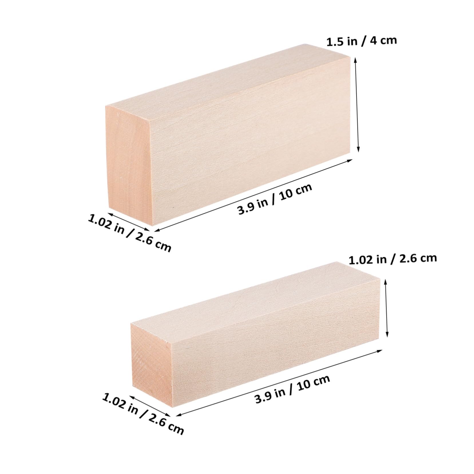 Acabado Natural de Tilo de Tiras de Madera Cuadradas 14 Piezas y Uso Versátil para Manualidades Adecuado para Proyectos DIY y Artesanía