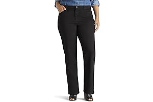 Lee Plus Size Instantly Slims Classic Relaxed Fit Monroe Straight Leg Jean