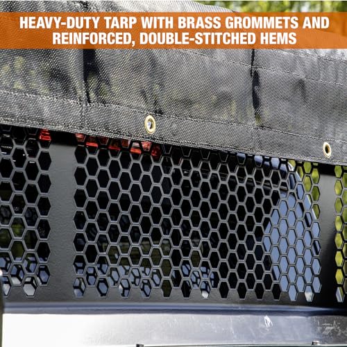 Image of Buyers Products DumperDogg DTR5511 Manual Dump Tarp Kit with 5-1 /3 Ft. X 11-1 /2 Ft. Mesh Tarp
