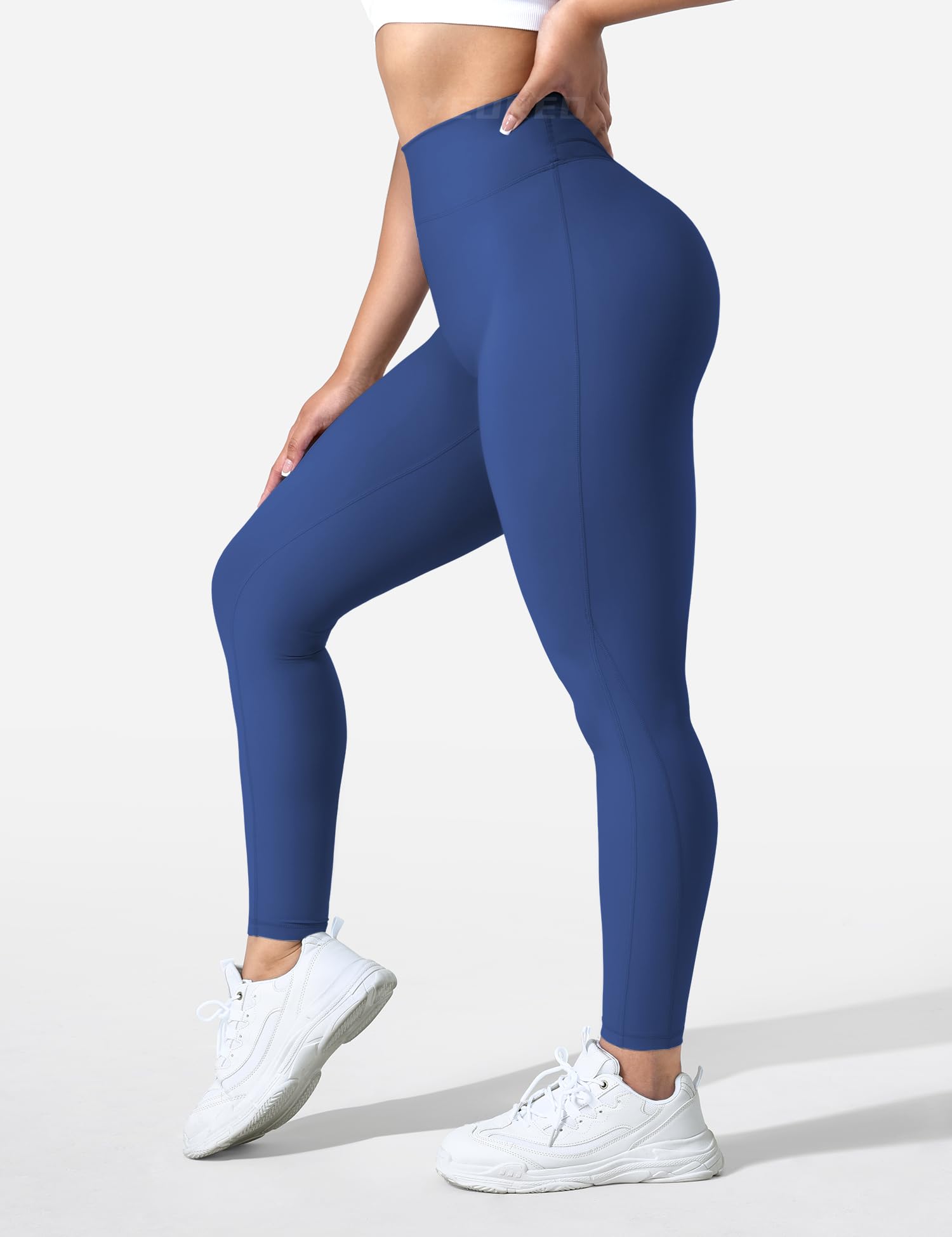 YEOREO Leggings de entrenamiento para mujer, con control de tummy de cintura alta, para gimnasio, yoga, compresión, opacos