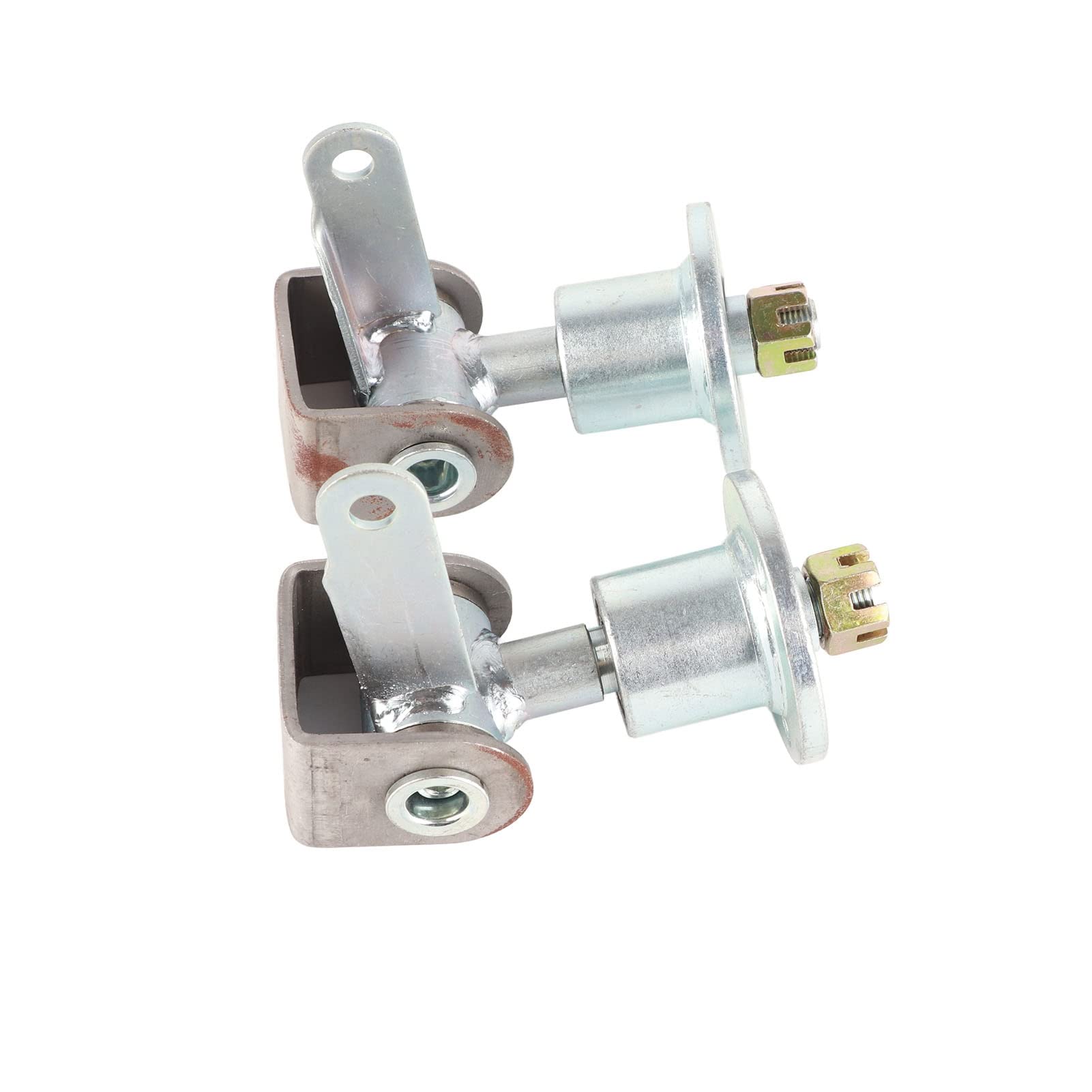 17 mm 3-Nabenbolzen-Vorderradnabenlagerflansch, Achsschenkel-Spindel für 5-Zoll-Reifen Go-Kart ATV Quad-Bike, Ersatzteil aus geschmiedeter Stahllegierung mit einem Montagelochabsta