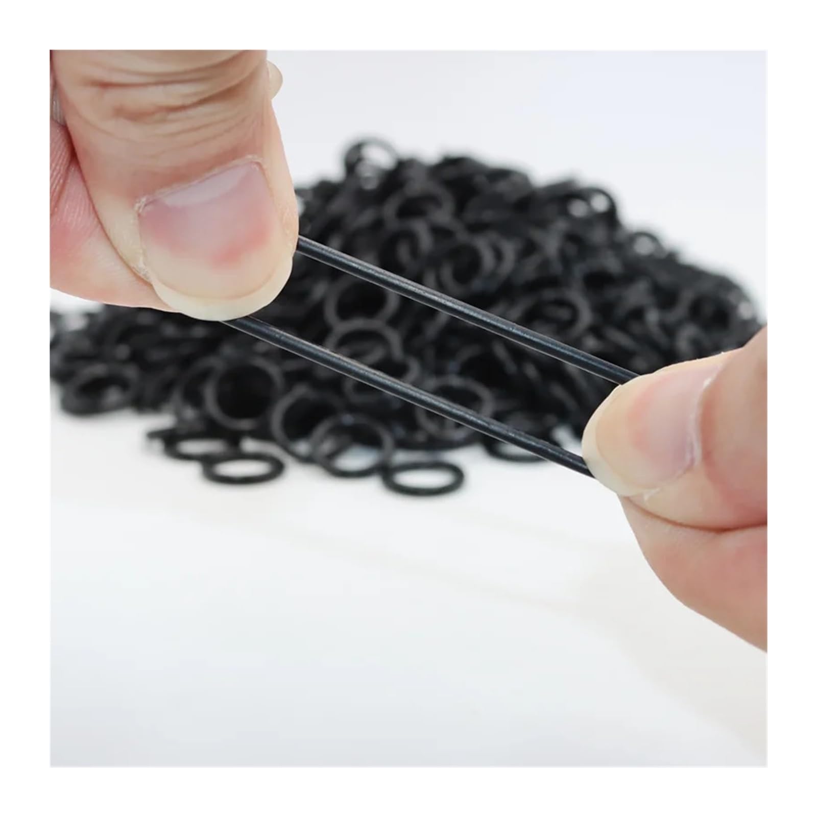 Arandela de sellado junta tórica caucho CS1.0-4.0mm, NBR negra, fontanería, kit juntas tóricas resistentes al aceite for aire acondicionado coche(3230pcs)